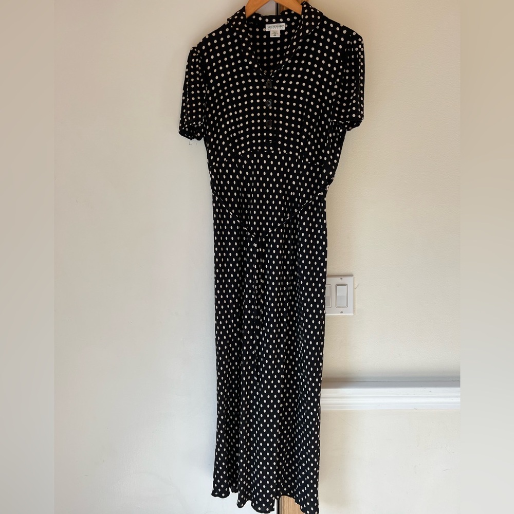 Motherhood Maternity black and white dress size M